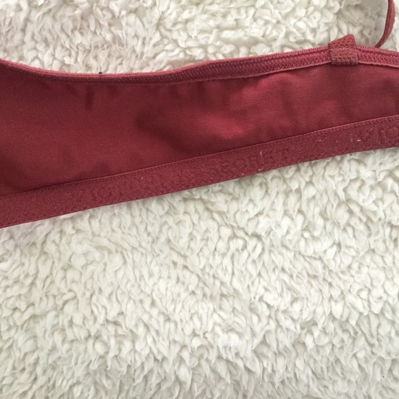 Vintage 90s Victoria's Secret Satin Underwire Bra Red Size 36B - Picture 7 of 10